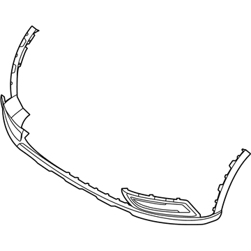86512K2010 Hyundai/Kia Накладка бампера переднего