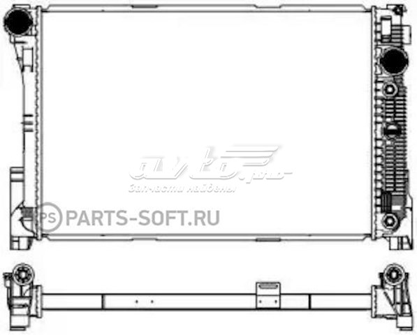 Купить 33118503 Sakura Радиатор водяной