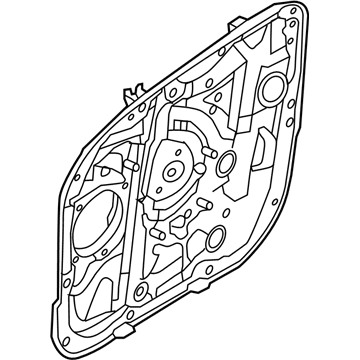 Стеклоподъемник передней левой двери 82471C6000 Hyundai/Kia