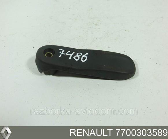 Manecilla de puerta de batientes, izquierda interior 7700303589 RENAULT