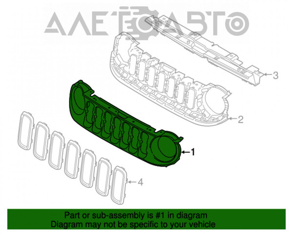 Решетка FPS FP3808991