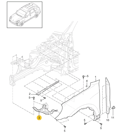  95850326000GRV Porsche