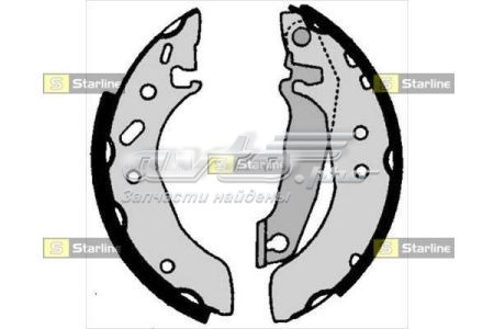 Колодки тормозные задние барабанные STARLINE BC06030