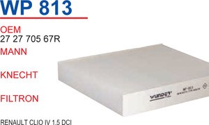 Купить WP813 Wunder Фильтр салона угольный