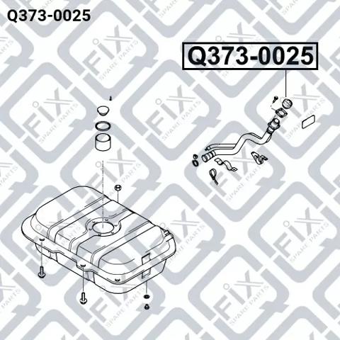 Q3730025 Q-fix Крышка топливного Бака