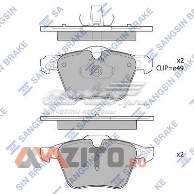 Передние тормозные колодки SP1702 Sangsin