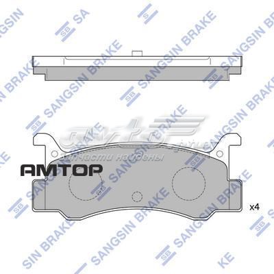 Колодки тормозные задние дисковые SANGSIN SP1215