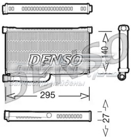 Радіатор опалювача салону 70233 NISSENS