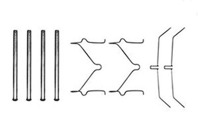 Комплект пружинок кріплення дискових колодок, передніх PFK208 TRW