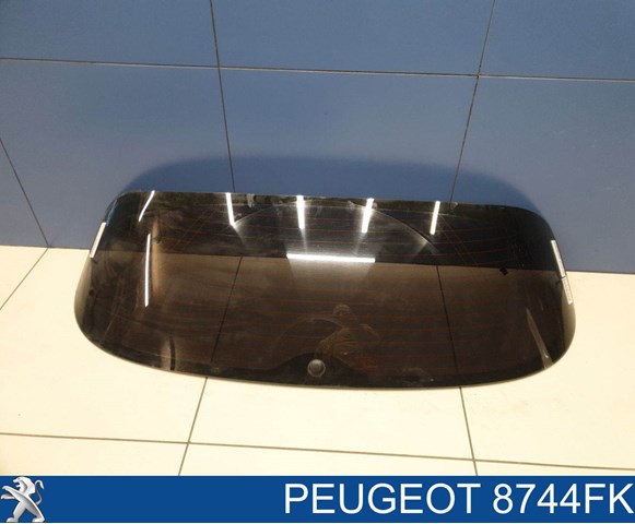 8744FK Peugeot/Citroen vidro de porta-malas de 3ª/5ª porta traseira (de tampa de alcapão)