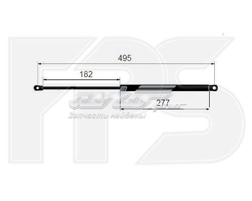 Газовый упор багажника FPS FP6404538