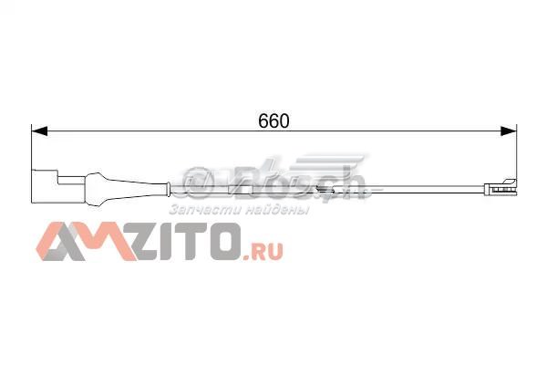 Датчик зносу гальмівних колодок, задній 1987473575 BOSCH