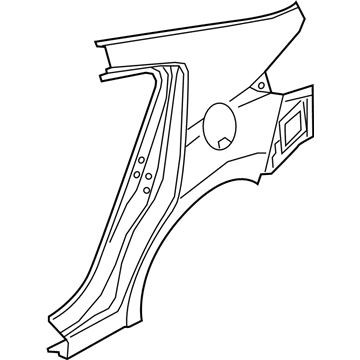 Крило праве заднє 71504F2C01 HYUNDAI