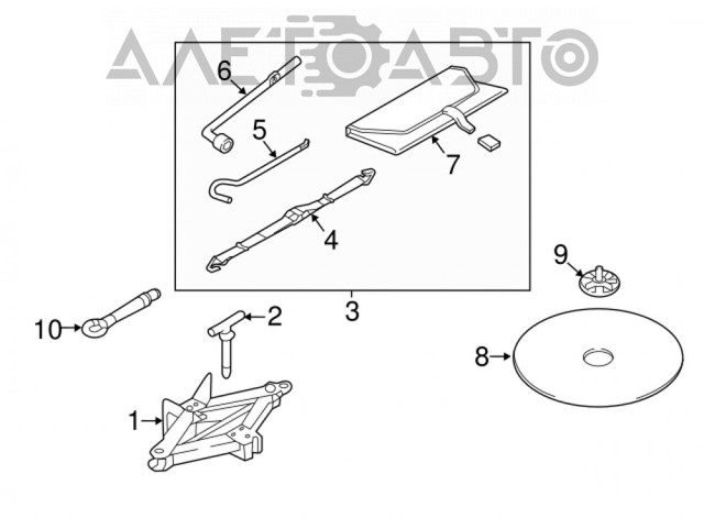 Ключ балонний LD4769671 MAZDA