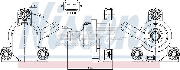 Inversor eléctrico de bomba de agua 831078 NISSENS