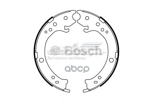 Тормозные колодки стояночного тормоза Bosch 986487765 цена, от 24.63 USD
