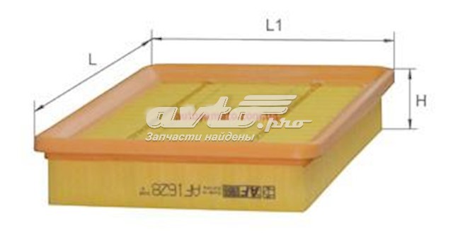 Система автоматичного очищення повітряного фільтра AF1628 ALPHA-FILTER