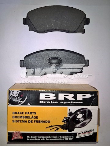 Колодки тормозные передние дисковые BRP LP1676