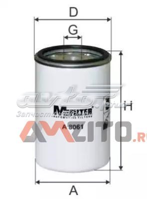 Фильтр воздушный компрессора подкачки (амортизаторов) Mfilter A8061