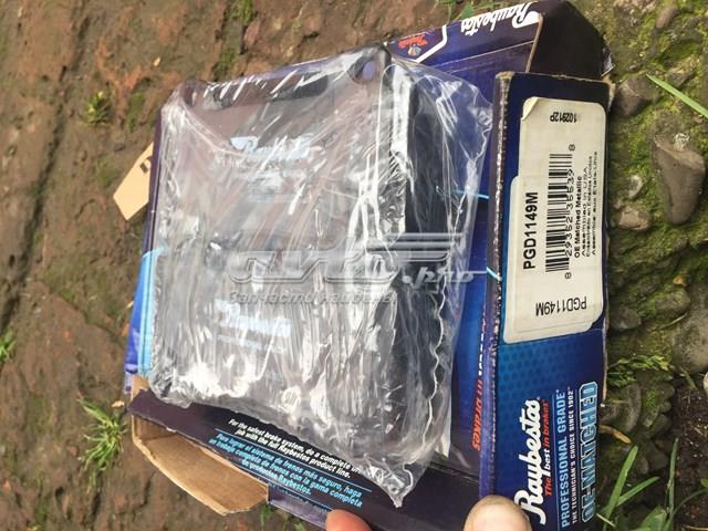 Колодки тормозные передние дисковые RAYBESTOS PGD1149M