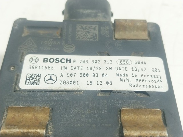 Купить A9079009304 Mercedes Радарный датчик дистанции