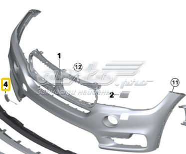 Заглушка бампера буксирувального гака 51117378591 BMW