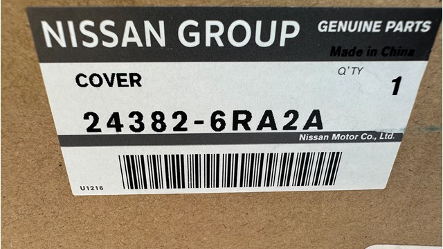 243826RA2A Nissan/Infiniti 