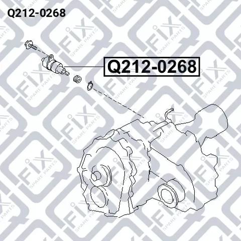 Купить Q2120268 Q-fix Датчик скорости вращения вала АКПП