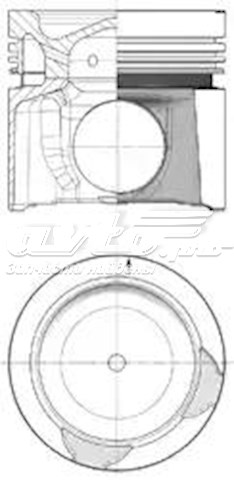Поршень в зборі 40459600 KOLBENSCHMIDT