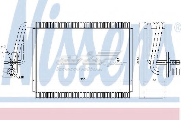 Випарник 92174 NISSENS