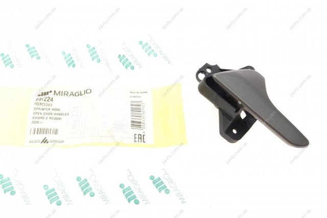 Manecilla de puerta, equipamiento habitáculo, izquierda delantera/trasera 60224 MIRAGLIO