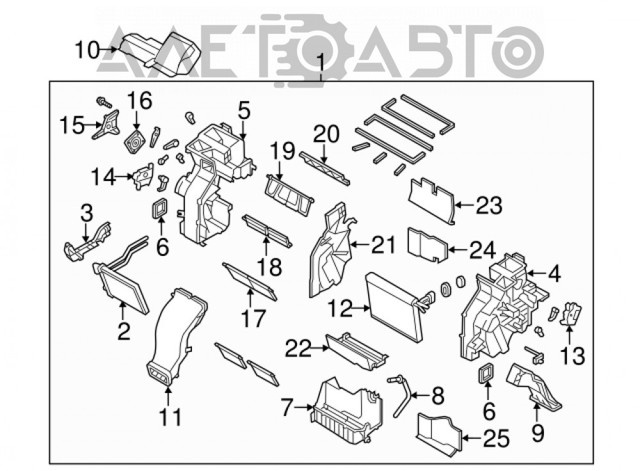 Мотор заслінки печі 971543K000 HYUNDAI