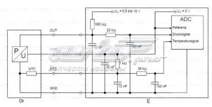 датчик ТНВТ 0261230249 BOSCH