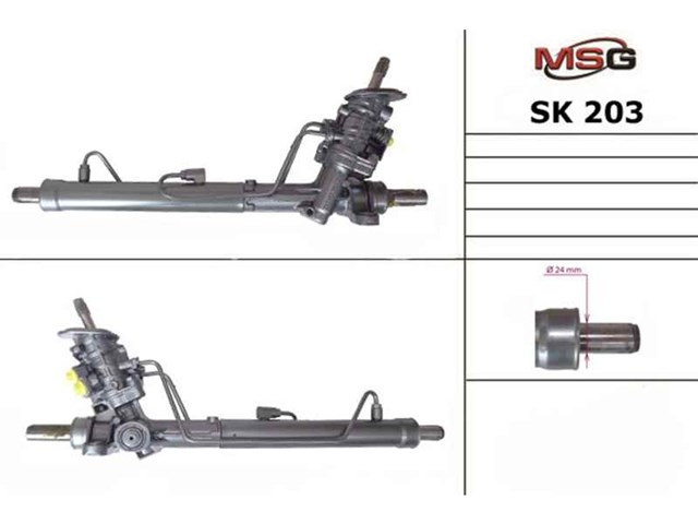 SK203 MSG Управление рулевое в сборе