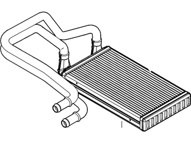 Радиатор печки CG1Z18476A Ford