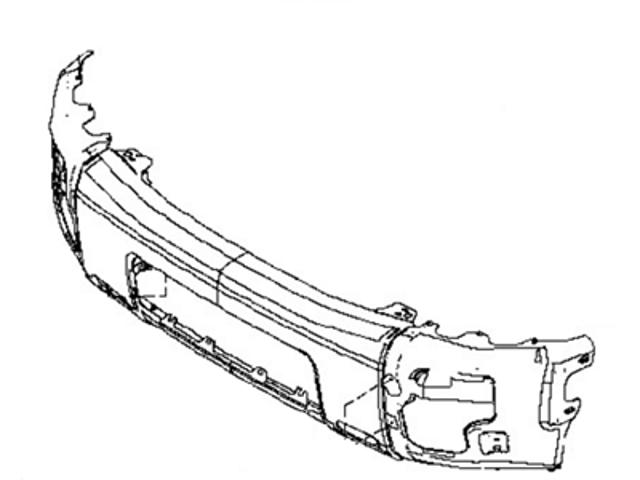 Передний бампер 620226CG0H Nissan/Infiniti