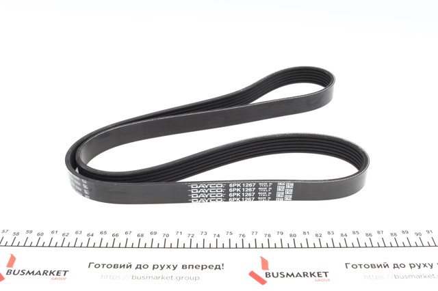 Клиновый ремень Dayco 6PK1267HD цена, от 11.55 USD