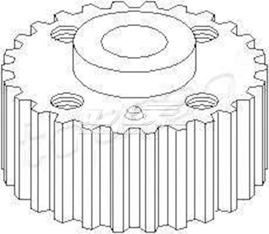Зірочка приводу коленвала двигуна 108698755 HANS PRIES
