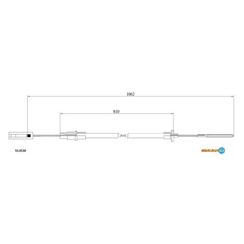Трос зчеплення 550130 ADRIAUTO