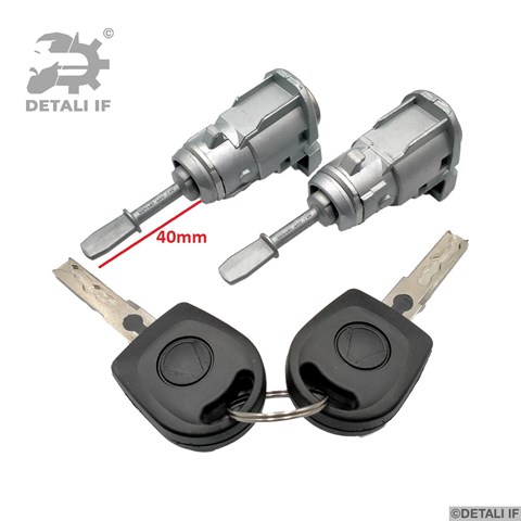 Сердцевина замка, комплект Detali IF DF12244 цена, от 14.15 USD