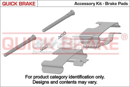 Ремкомплект торм. колодок 1091129 QUICK BRAKE