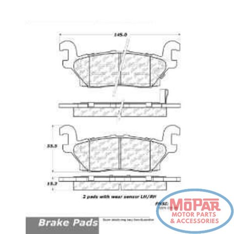 Купить 10211200 Centric Parts Колодки тормозные задние, дисковые