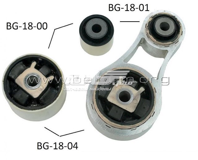Soporte, motor, inferior, silentblock BG1800 BELGUM