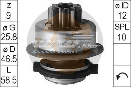 Roda-livre do motor de arranco ZEN ZN0579 preço, a partir de 20,03 USD
