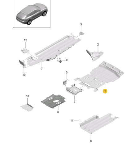  95B863821E Porsche