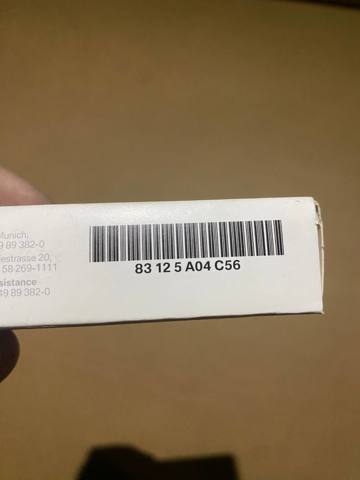 83125A04C56 BMW 