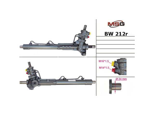 BW211R MSG Rebuilding Управление рулевое в сборе
