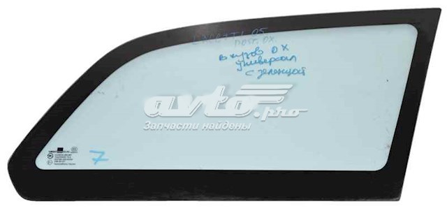 Стекло кузова (багажного отсека) правое 96617322 General Motors