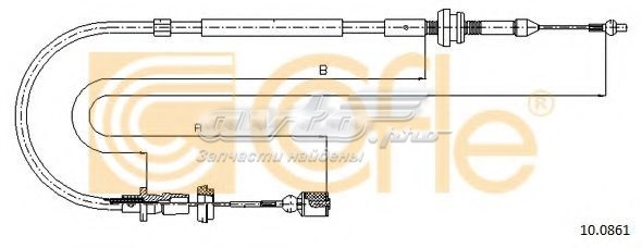 Cable del acelerador 100861 COFLE