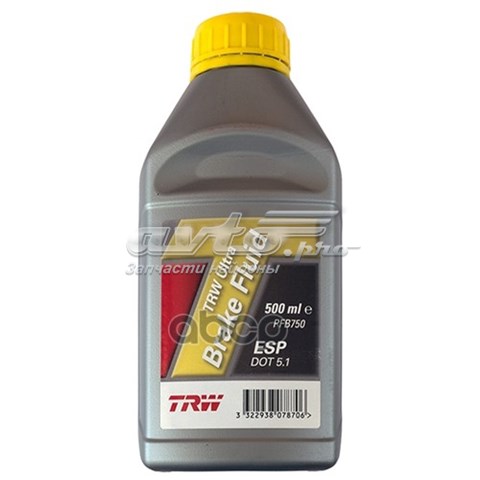 Жидкость тормозная TRW PFB750